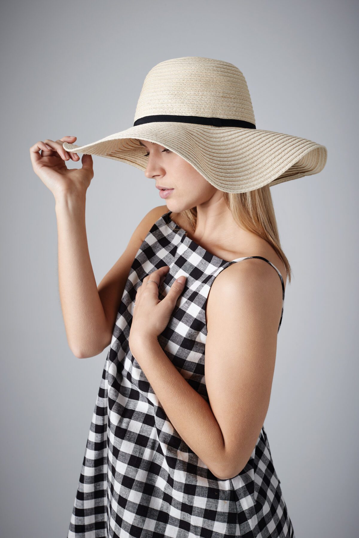 Chapeau d'été à bord large Marbella - B740 – Image 1