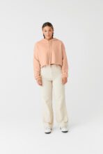 Sweat-shirt personnalisécrop à capuche femme - BE7502 – Image 3