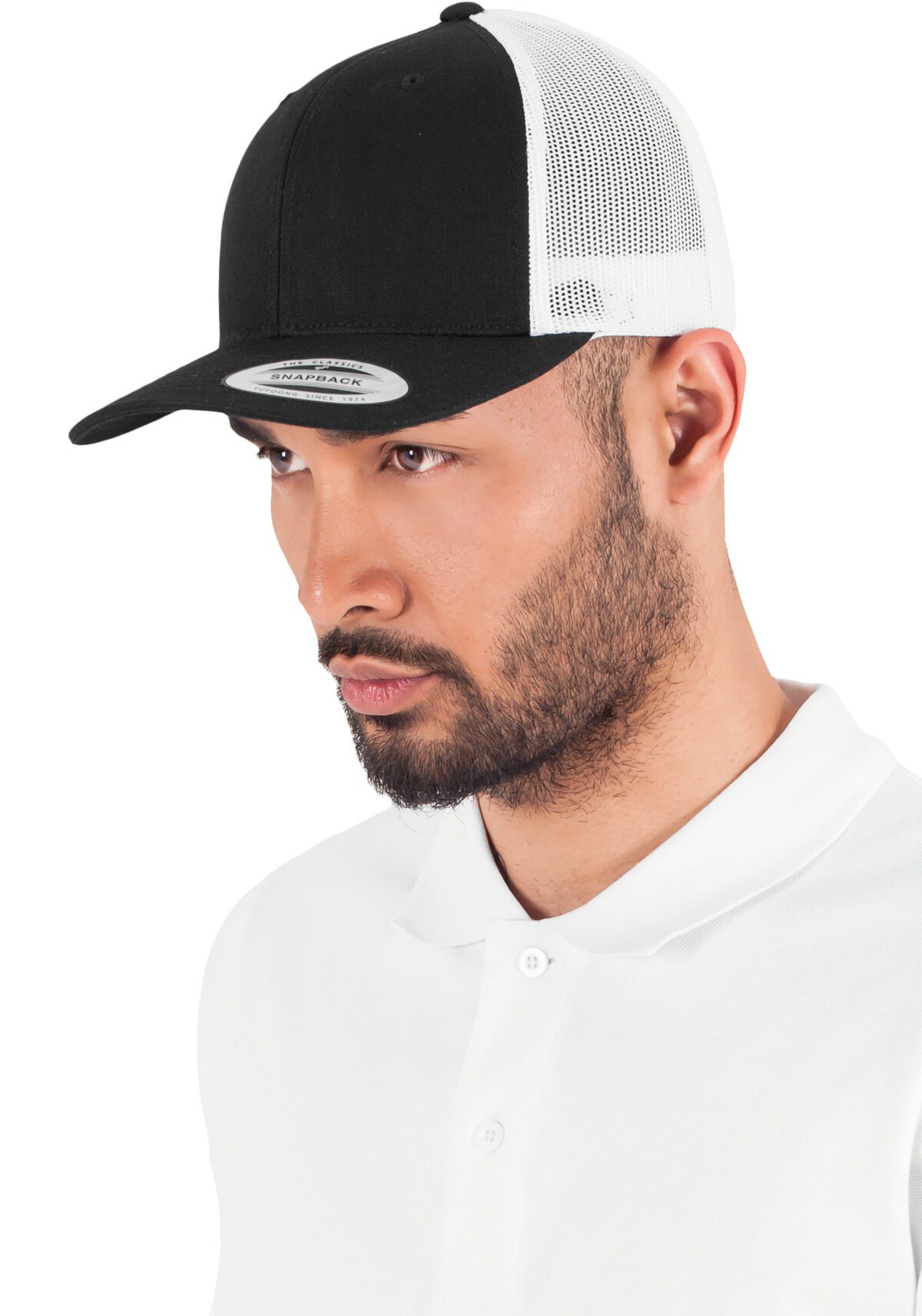 Casquette retro trucker bicolore - FL6606T – Image 1