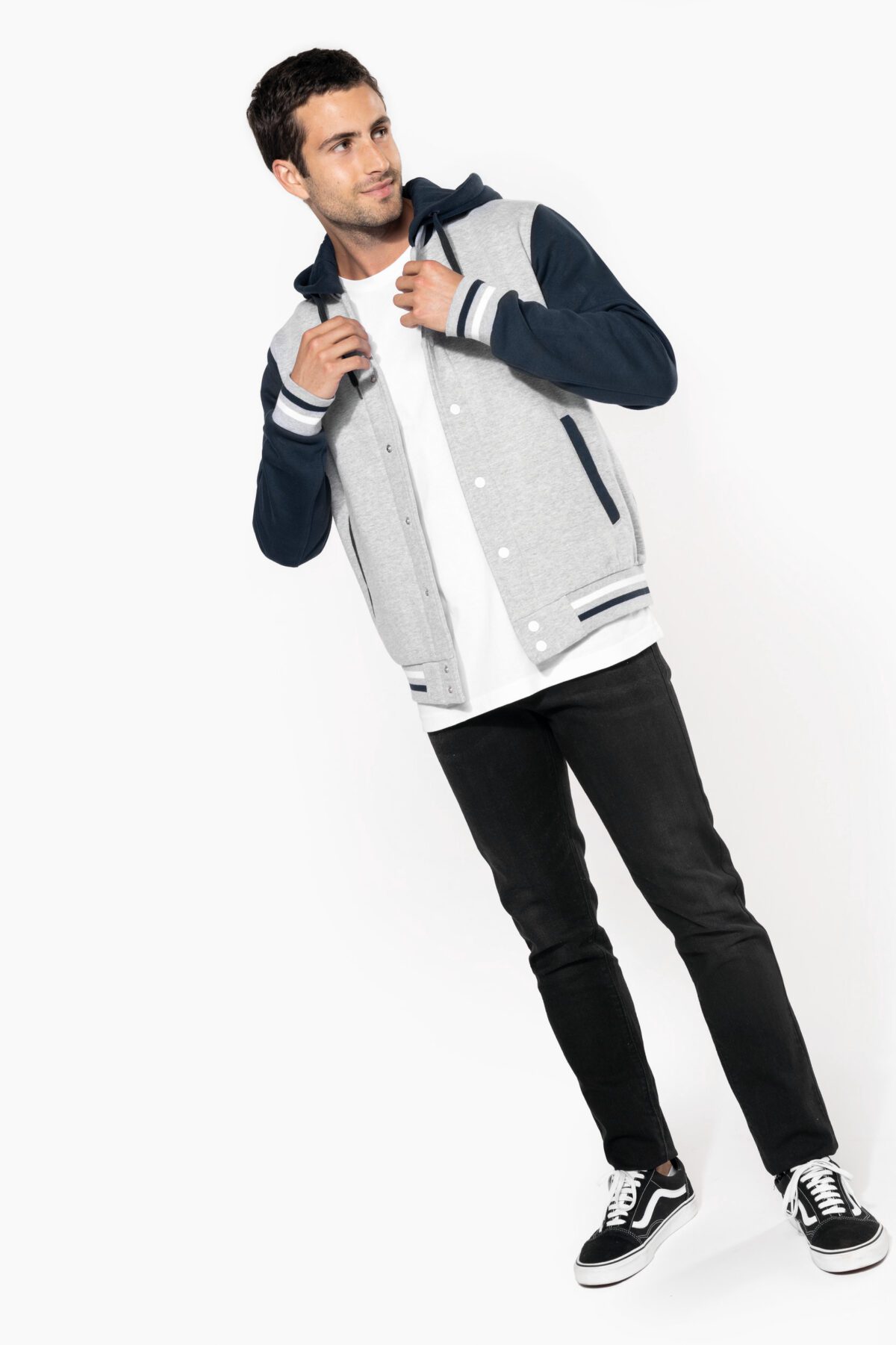 Blouson Teddy à capuche Unisexe _ K4003 – Image 4
