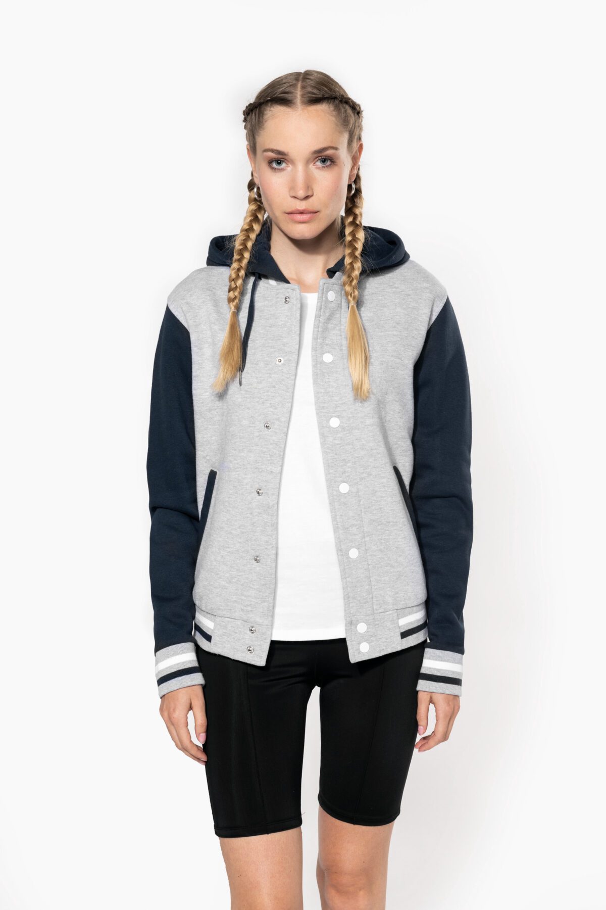 Blouson Teddy à capuche Unisexe _ K4003 – Image 15