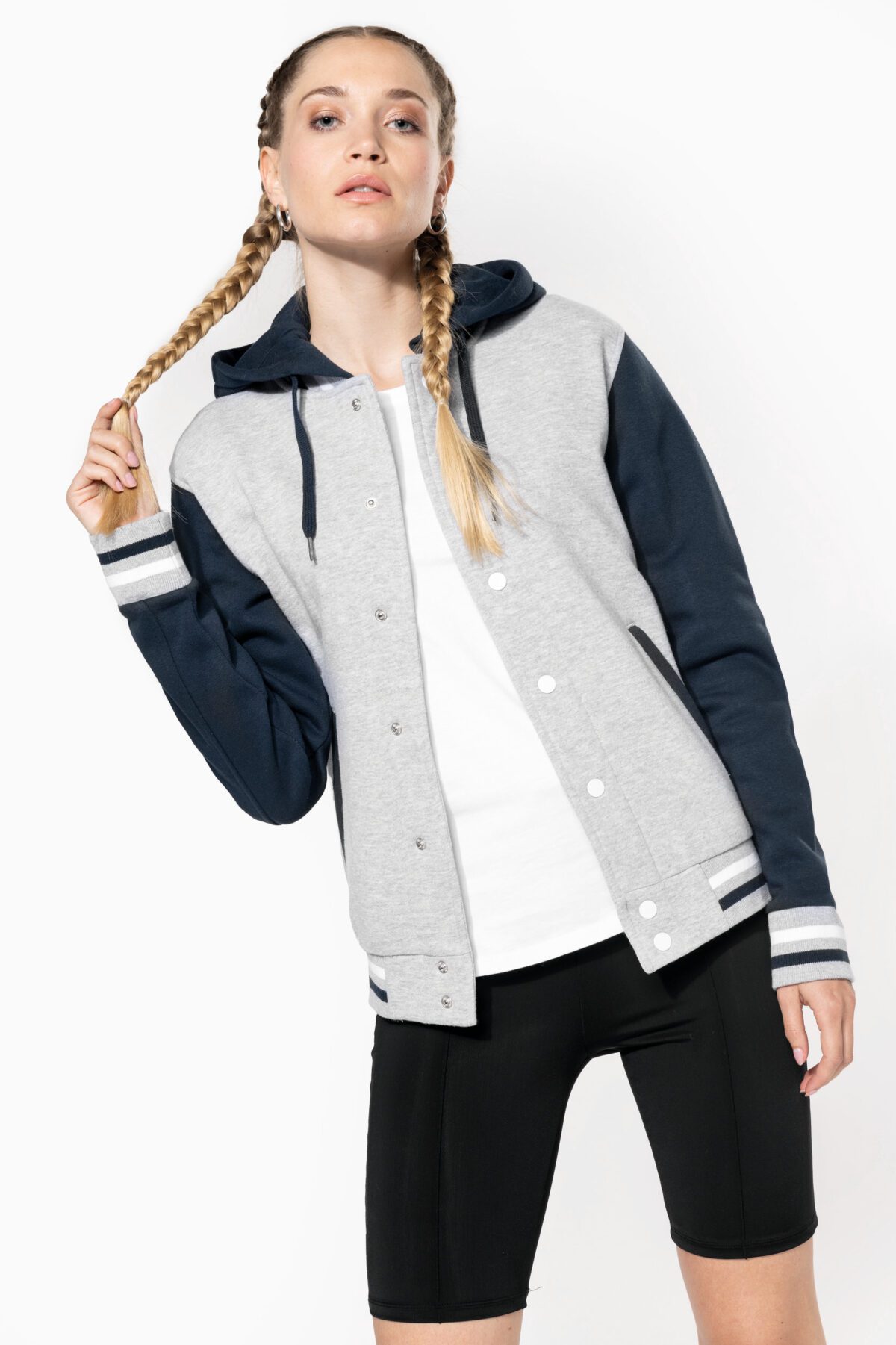 Blouson Teddy à capuche Unisexe _ K4003 – Image 5