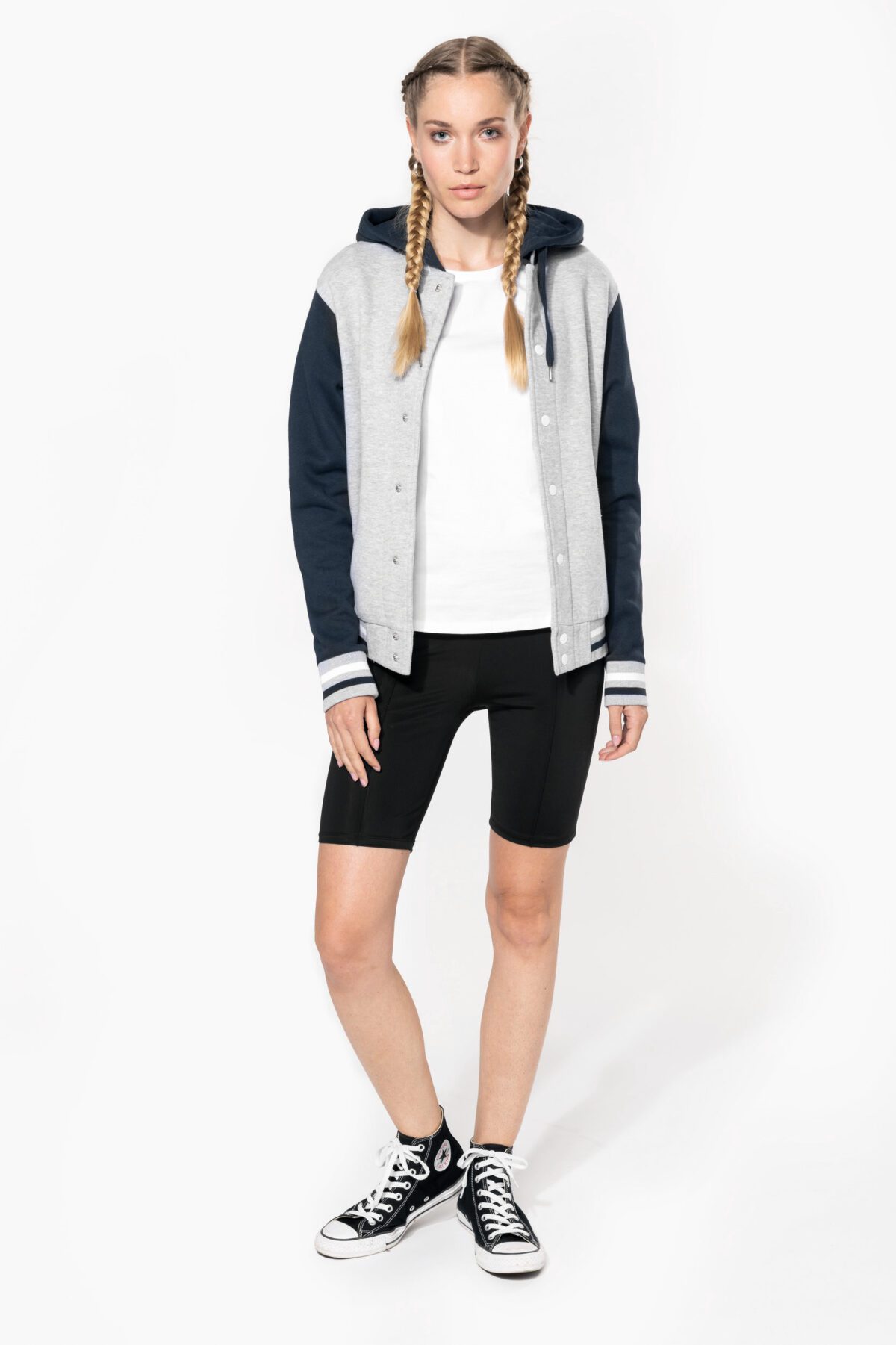 Blouson Teddy à capuche Unisexe _ K4003 – Image 6