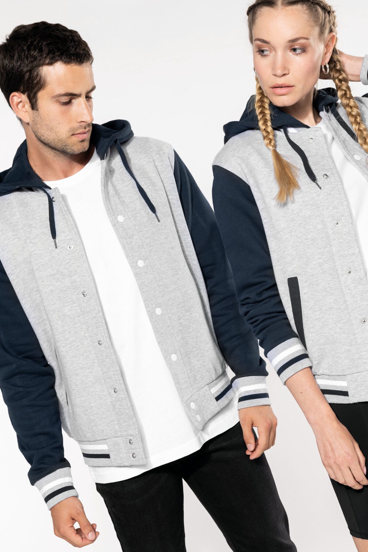 Blouson Teddy à capuche Unisexe _ K4003 – Image 12