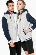 Blouson Teddy à capuche Unisexe _ K4003
