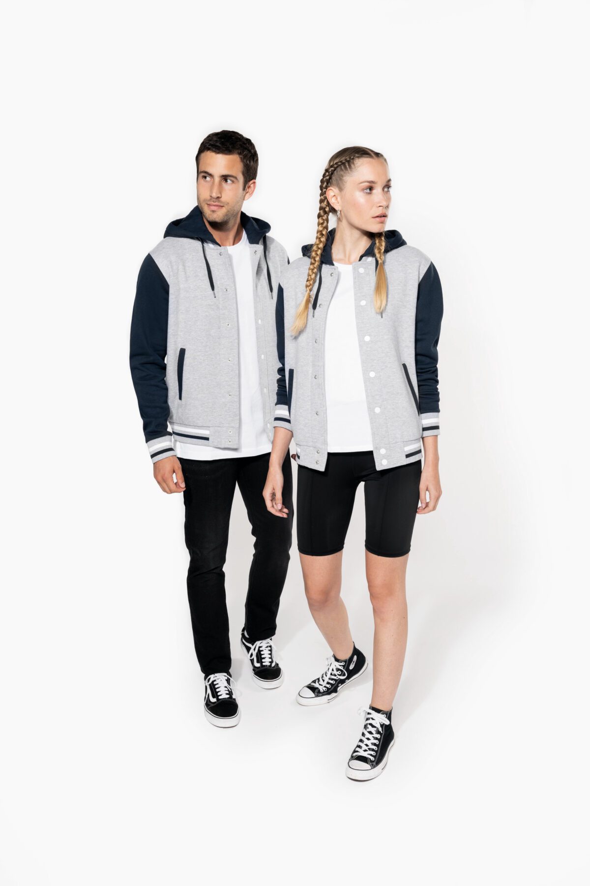 Blouson Teddy à capuche Unisexe _ K4003 – Image 13