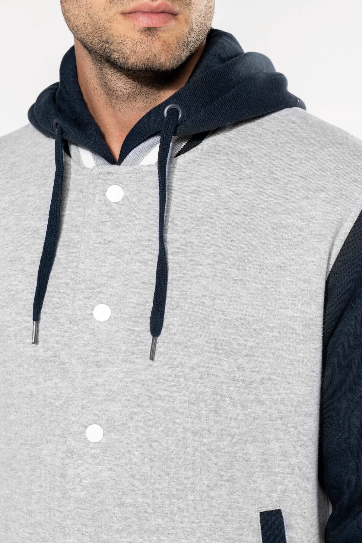 Blouson Teddy à capuche Unisexe _ K4003 – Image 9