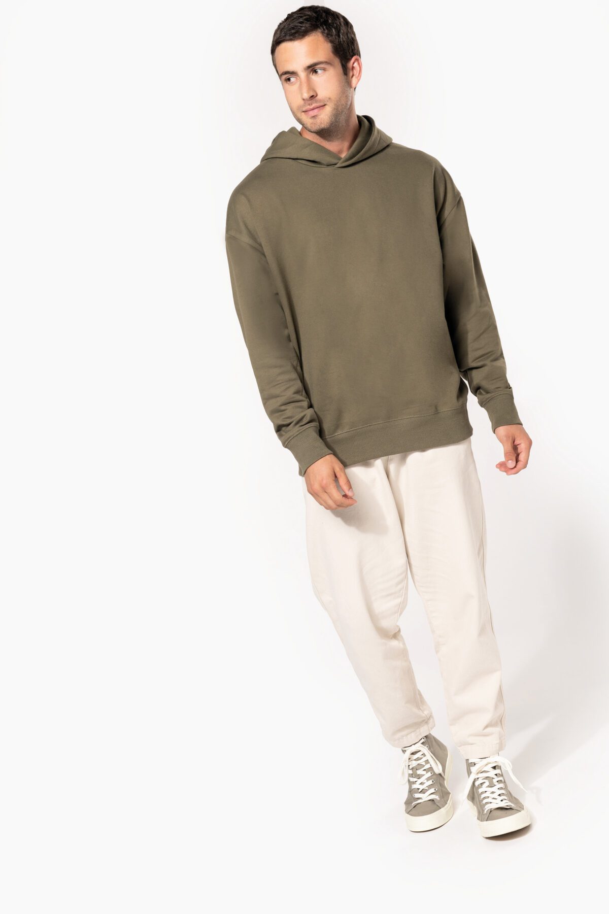 Sweatshirt à capuche molleton oversize unisexe - K4018 – Image 5
