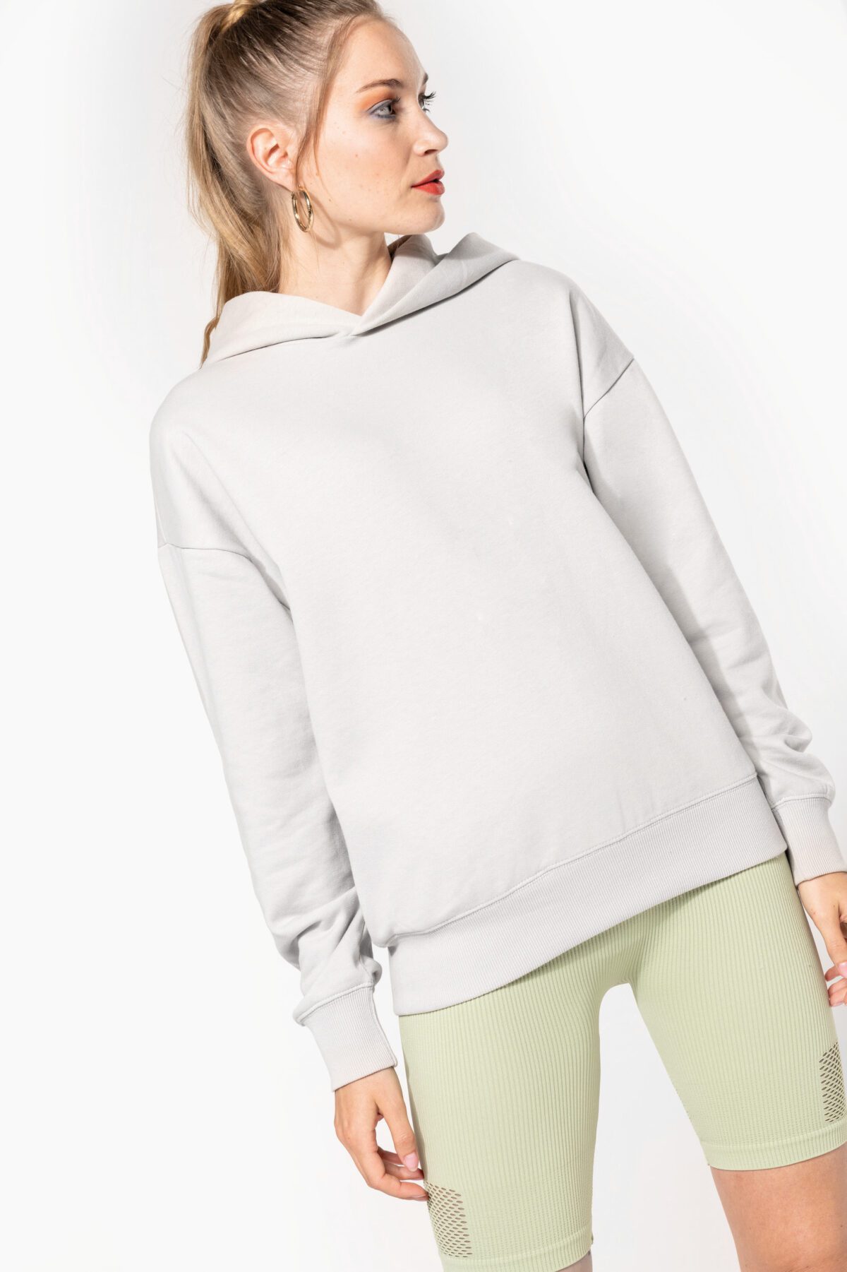Sweatshirt à capuche molleton oversize unisexe - K4018 – Image 6