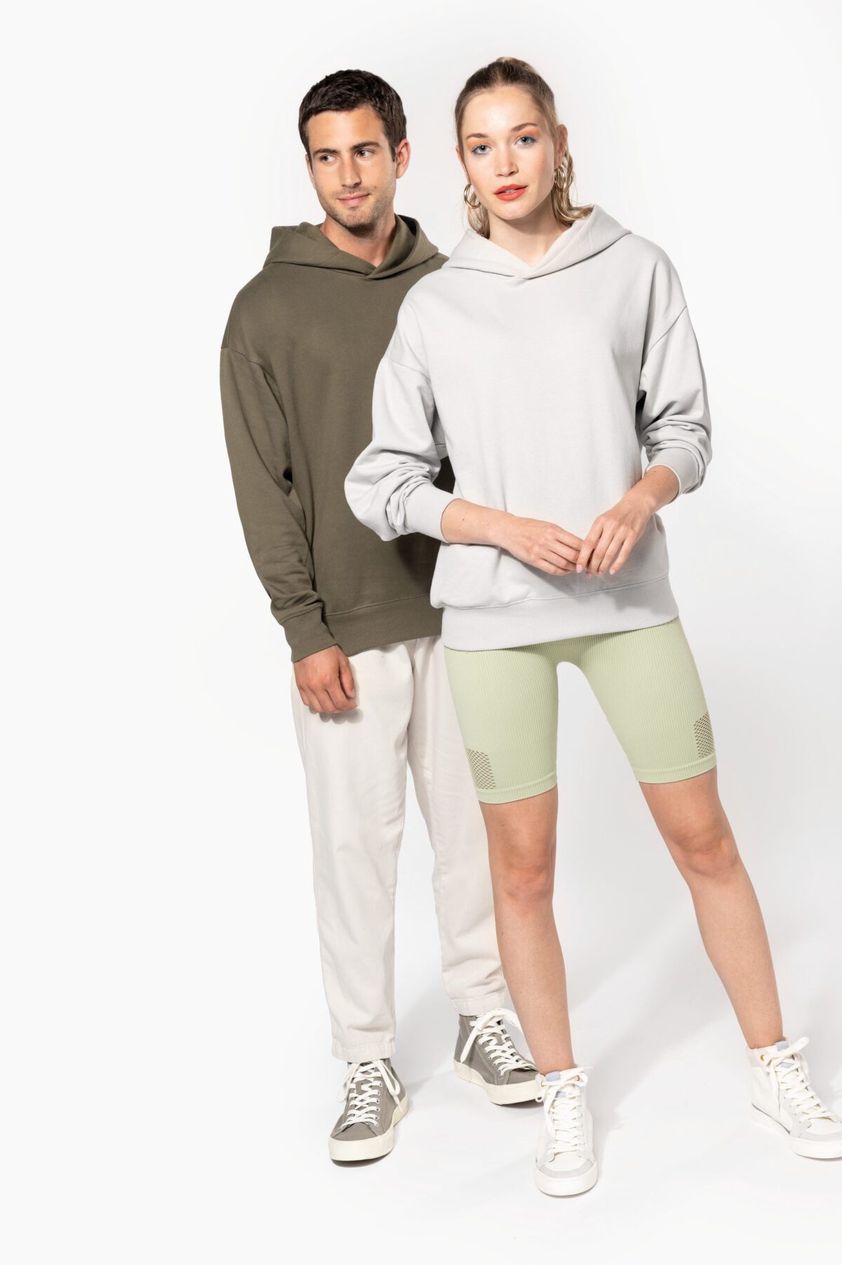 Sweatshirt à capuche molleton oversize unisexe - K4018 – Image 18