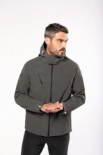 Veste softshell à capuche amovible homme - K413