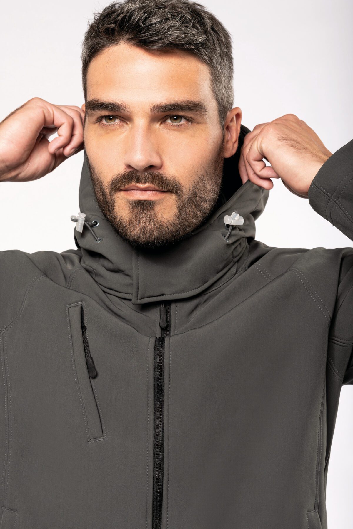 Veste softshell à capuche amovible homme - K413 – Image 11