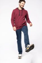 Sweat-shirt capuche contrastée homme - K446 – Image 2