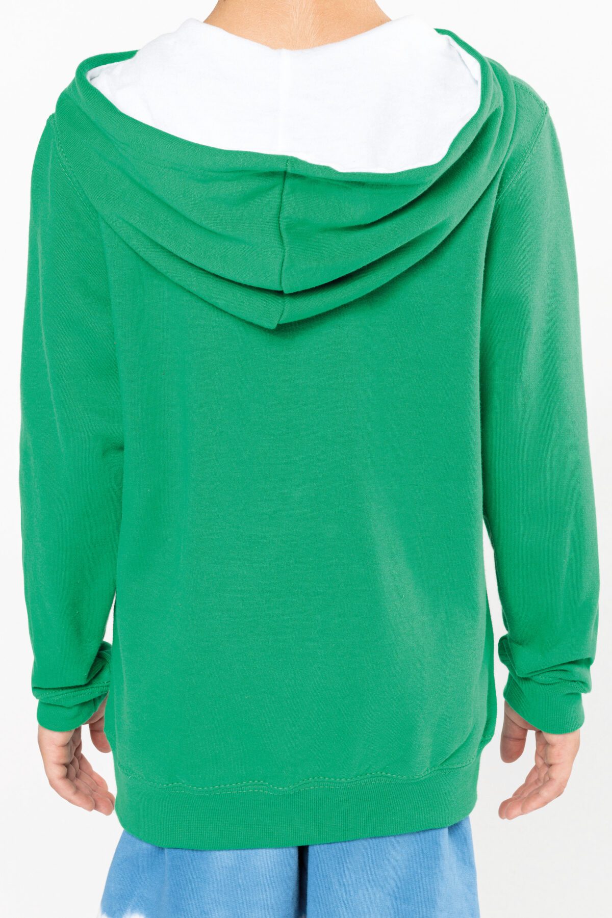 Sweat-shirt capuche contrastée enfant - K453 – Image 13