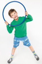 Sweat-shirt capuche contrastée enfant - K453 – Image 5