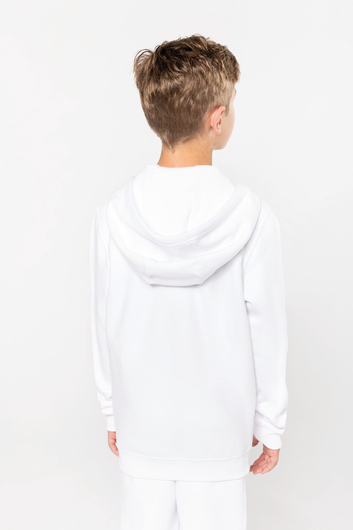 Sweat-shirt personnalisé capuche zippé enfant - K455 – Image 2