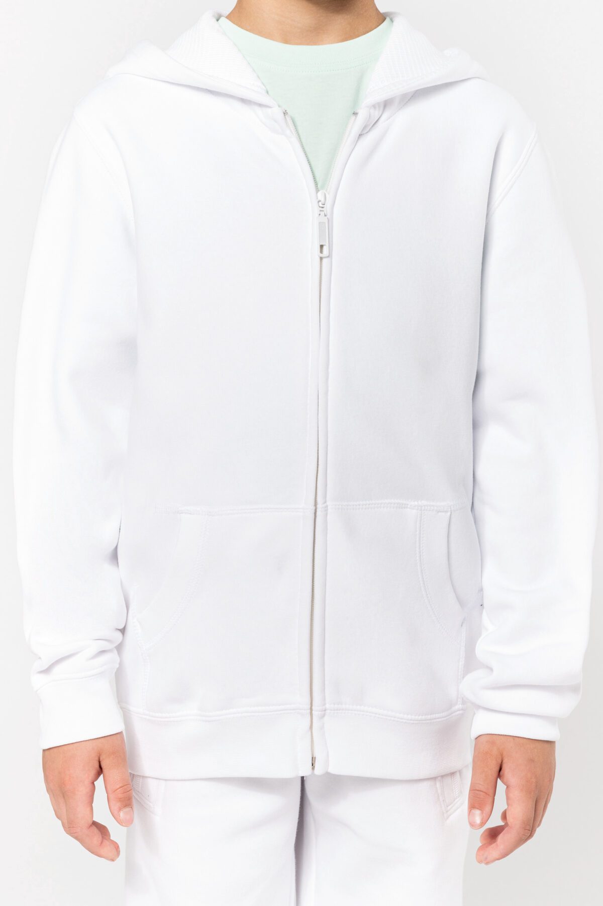 Sweat-shirt personnalisé capuche zippé enfant - K455 – Image 9