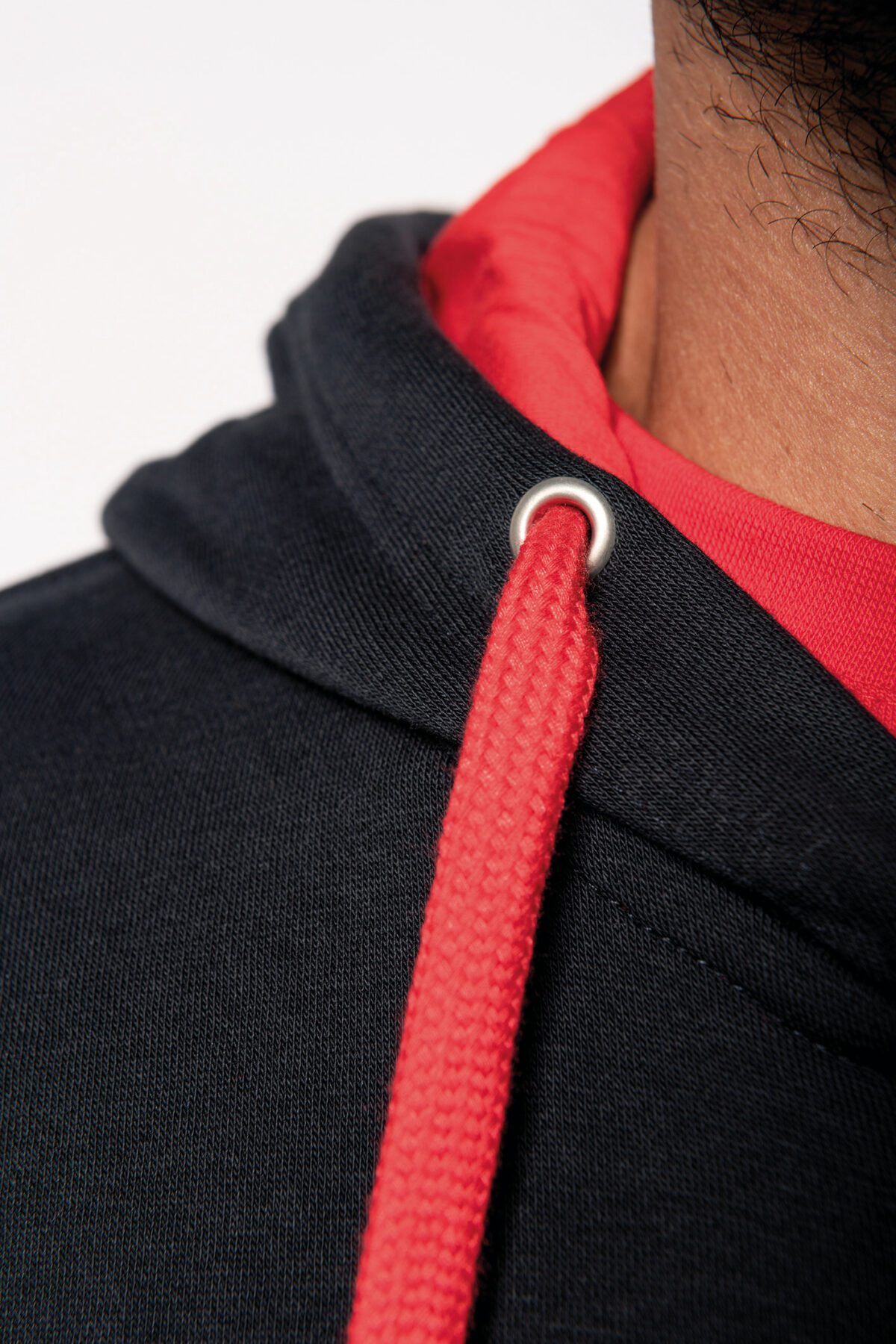 Sweat-shirt personnalisé zippé capuche contrastée - K466 – Image 14