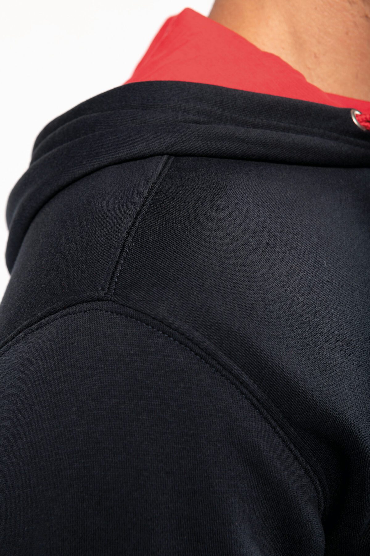 Sweat-shirt personnalisé zippé capuche contrastée - K466 – Image 15