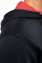 Sweat-shirt personnalisé zippé capuche contrastée - K466 – Image 15