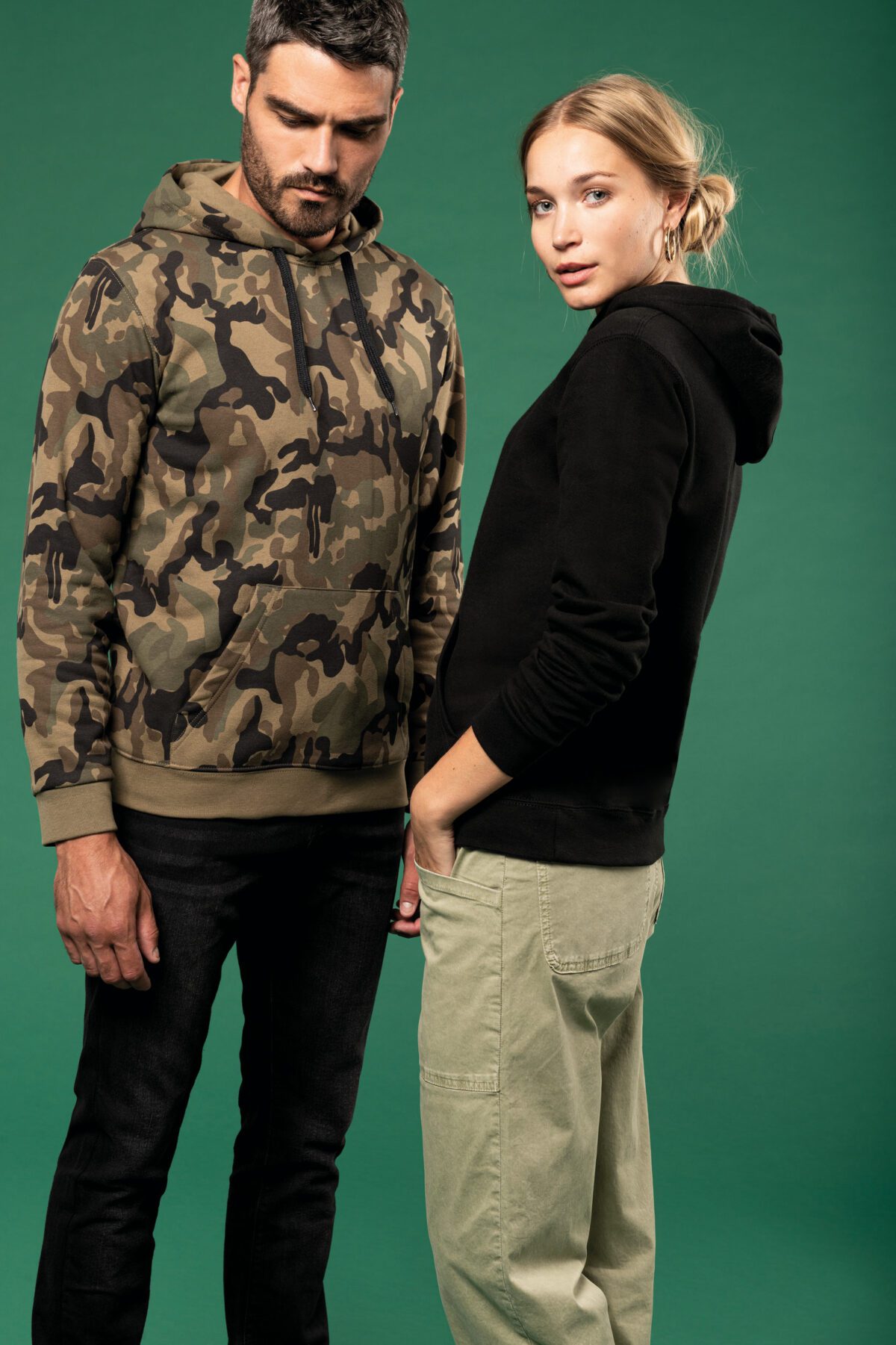 Sweat-shirt capuche homme - K476 – Image 26