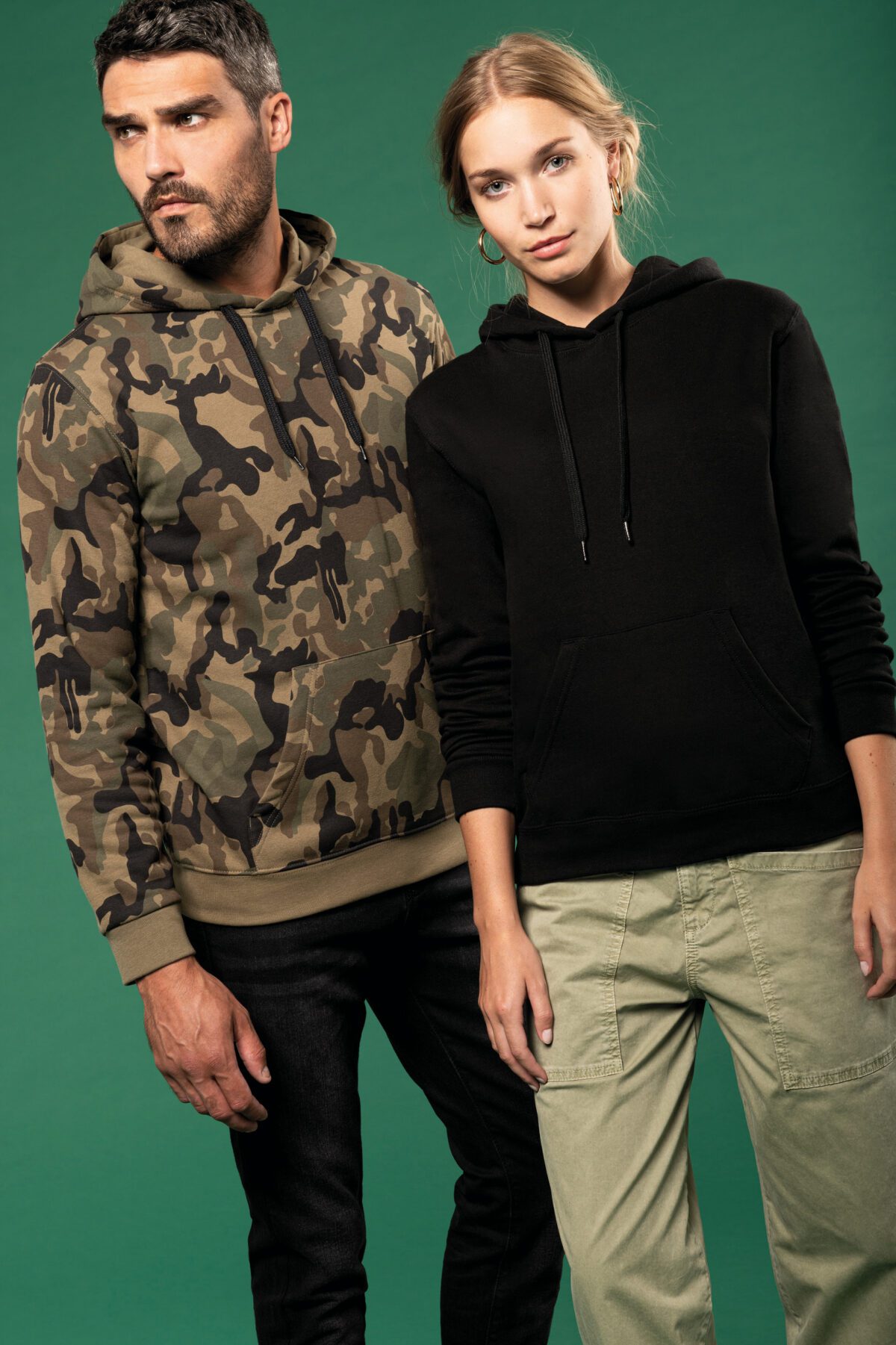 Sweat-shirt capuche homme - K476 – Image 12