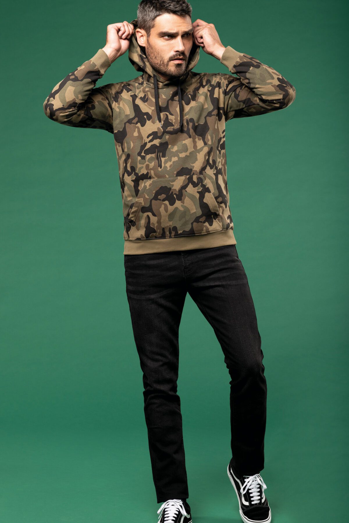 Sweat-shirt capuche homme - K476 – Image 27