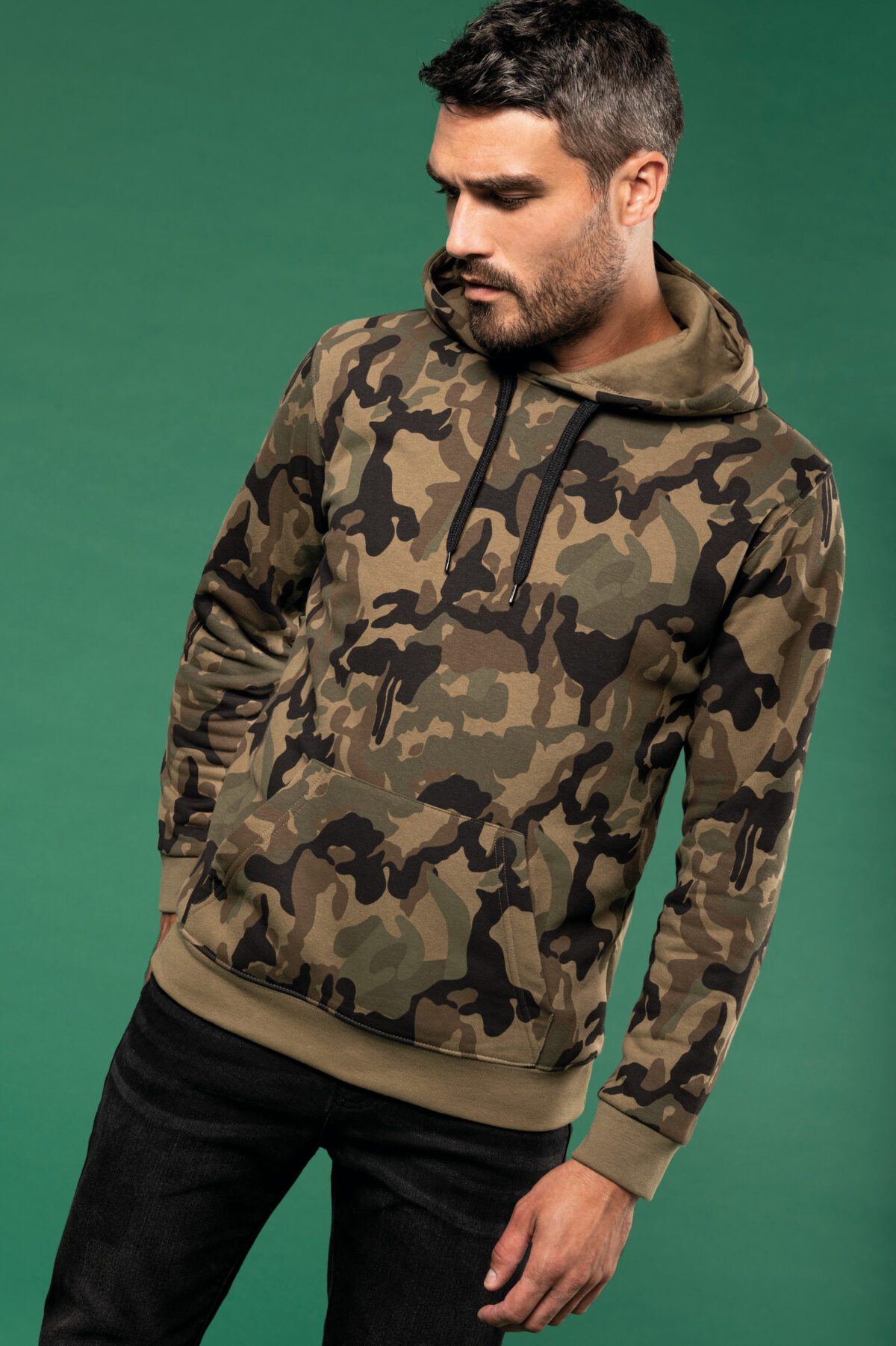 Sweat-shirt capuche homme - K476 – Image 9