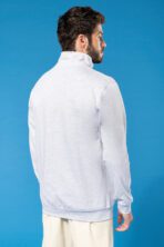 Sweat-shirt col zippé homme - K478 – Image 2