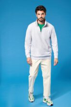 Sweat-shirt col zippé homme - K478 – Image 5