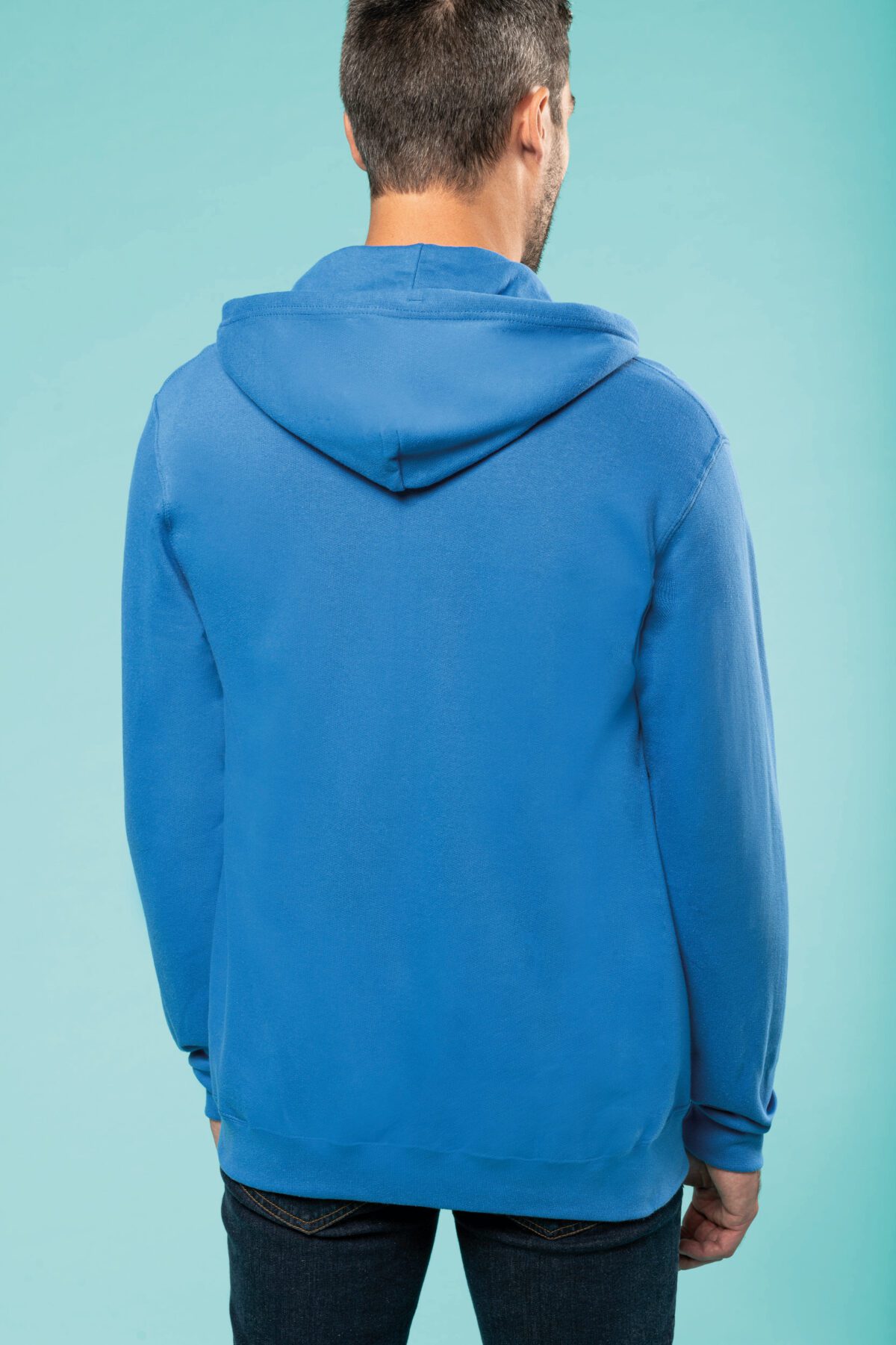 Sweat-shirt personnalisé zippé capuche unisexe - K479 – Image 3