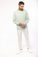 Sweat-shirt Bio col rond manches raglan homme - k480 – Image 10