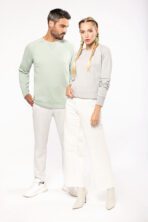 Sweat-shirt Bio col rond manches raglan homme - k480 – Image 16