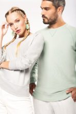 Sweat-shirt Bio col rond manches raglan homme - k480 – Image 14