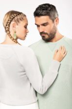 Sweat-shirt Bio col rond manches raglan homme - k480 – Image 4