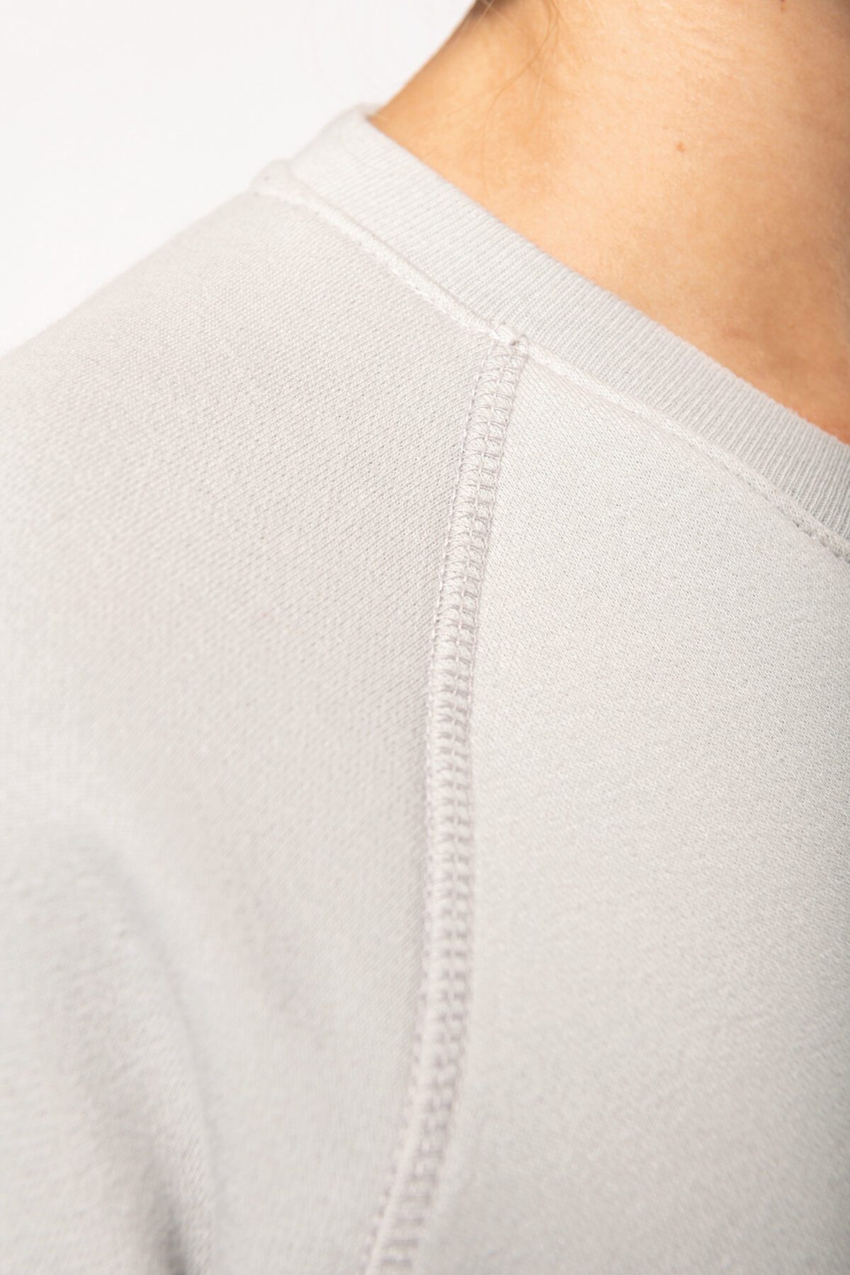 Sweat-shirt Bio col rond manches raglan femme - K481 – Image 12