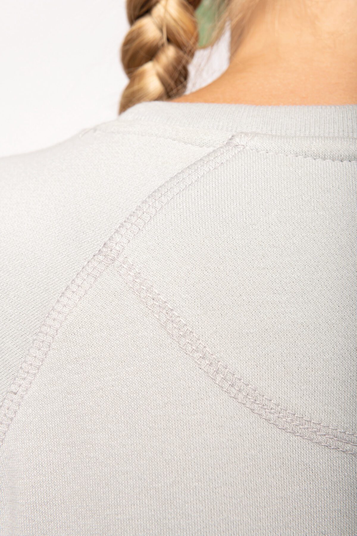 Sweat-shirt Bio col rond manches raglan femme - K481 – Image 13