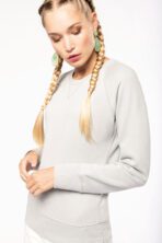 Sweat-shirt Bio col rond manches raglan femme - K481 – Image 3