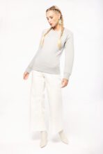 Sweat-shirt Bio col rond manches raglan femme - K481 – Image 7