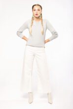 Sweat-shirt Bio col rond manches raglan femme - K481 – Image 5