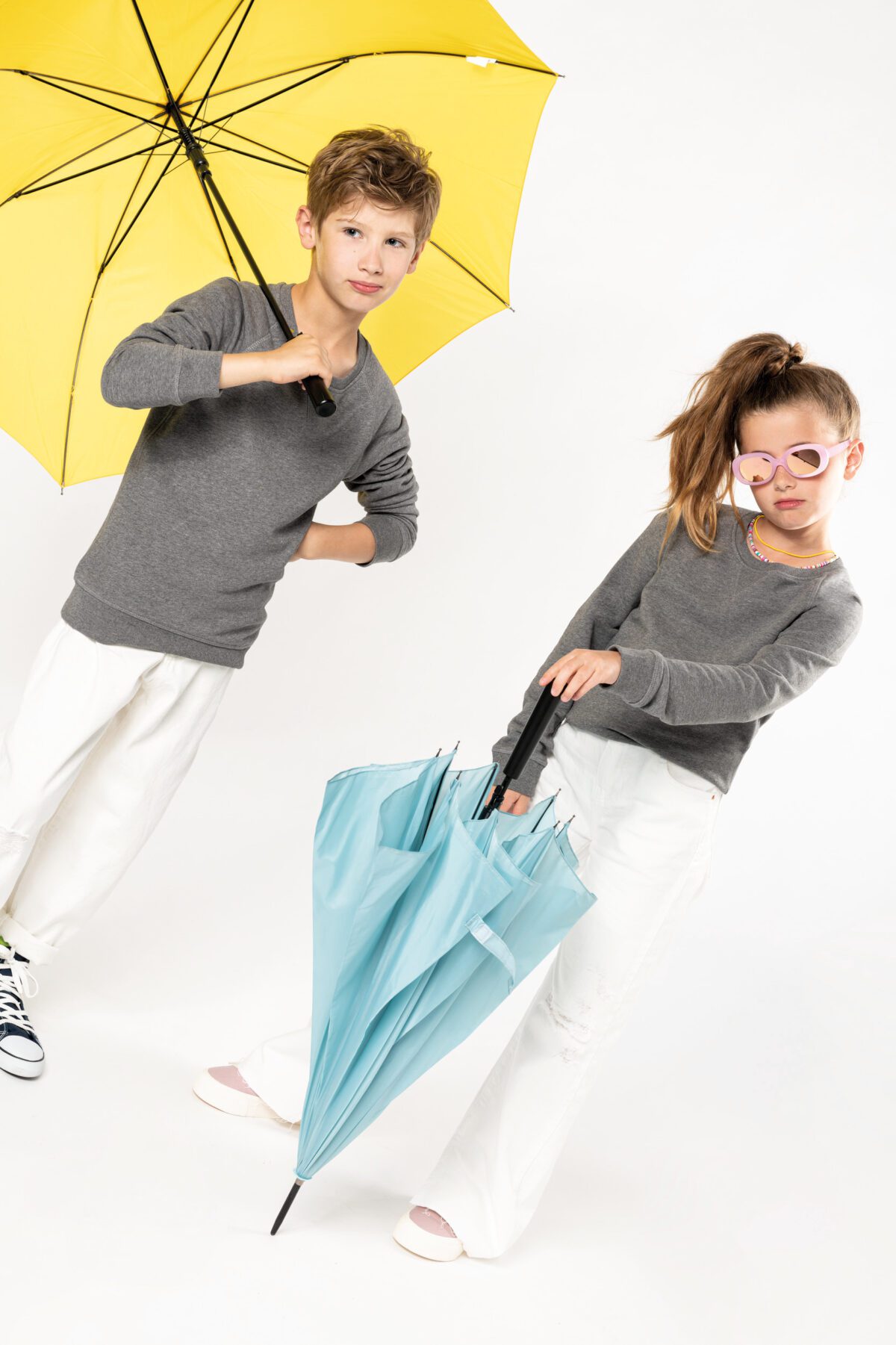 Sweat-shirt Bio manches raglan enfant -K490 – Image 7