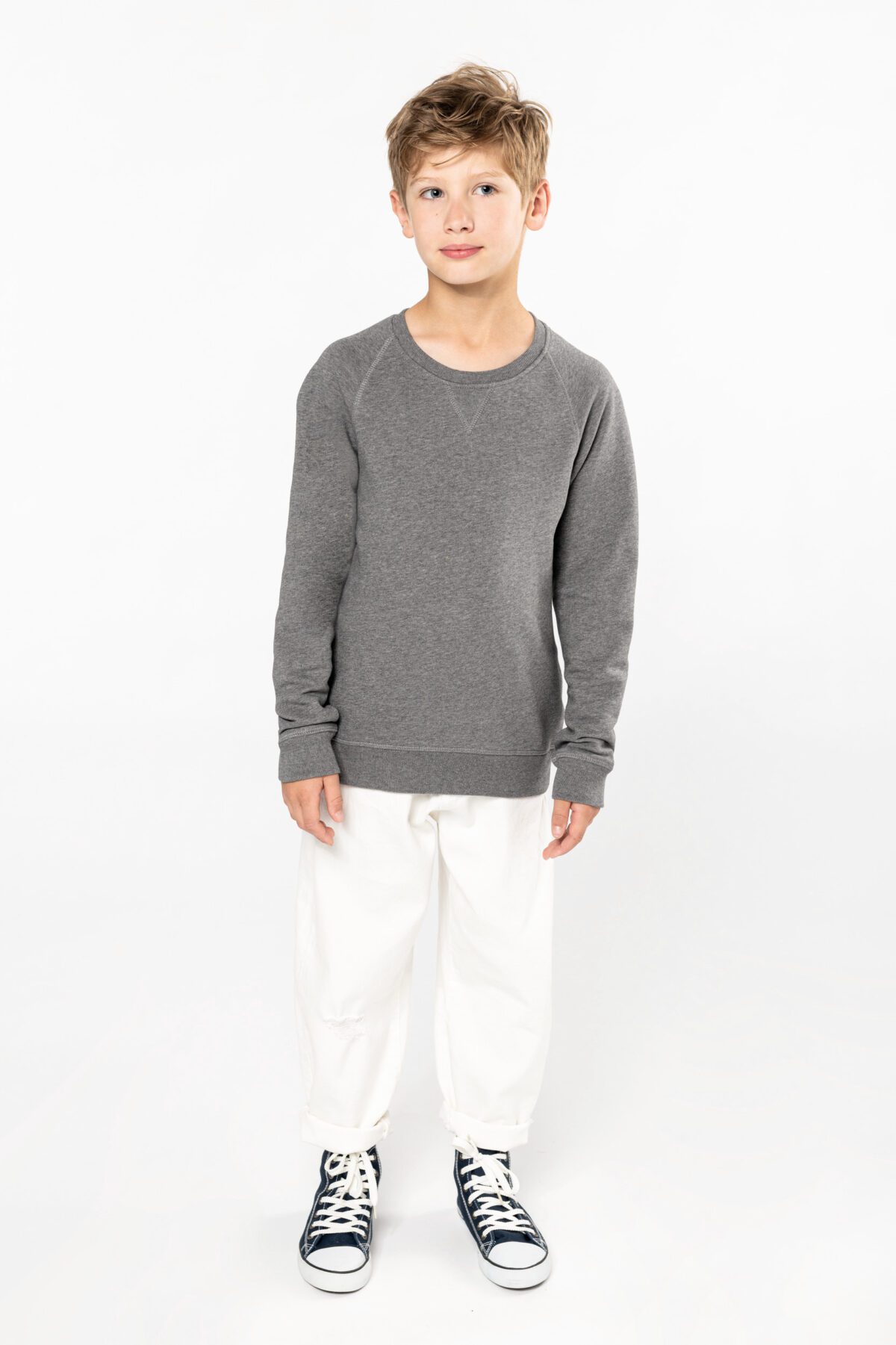 Sweat-shirt Bio manches raglan enfant -K490 – Image 5