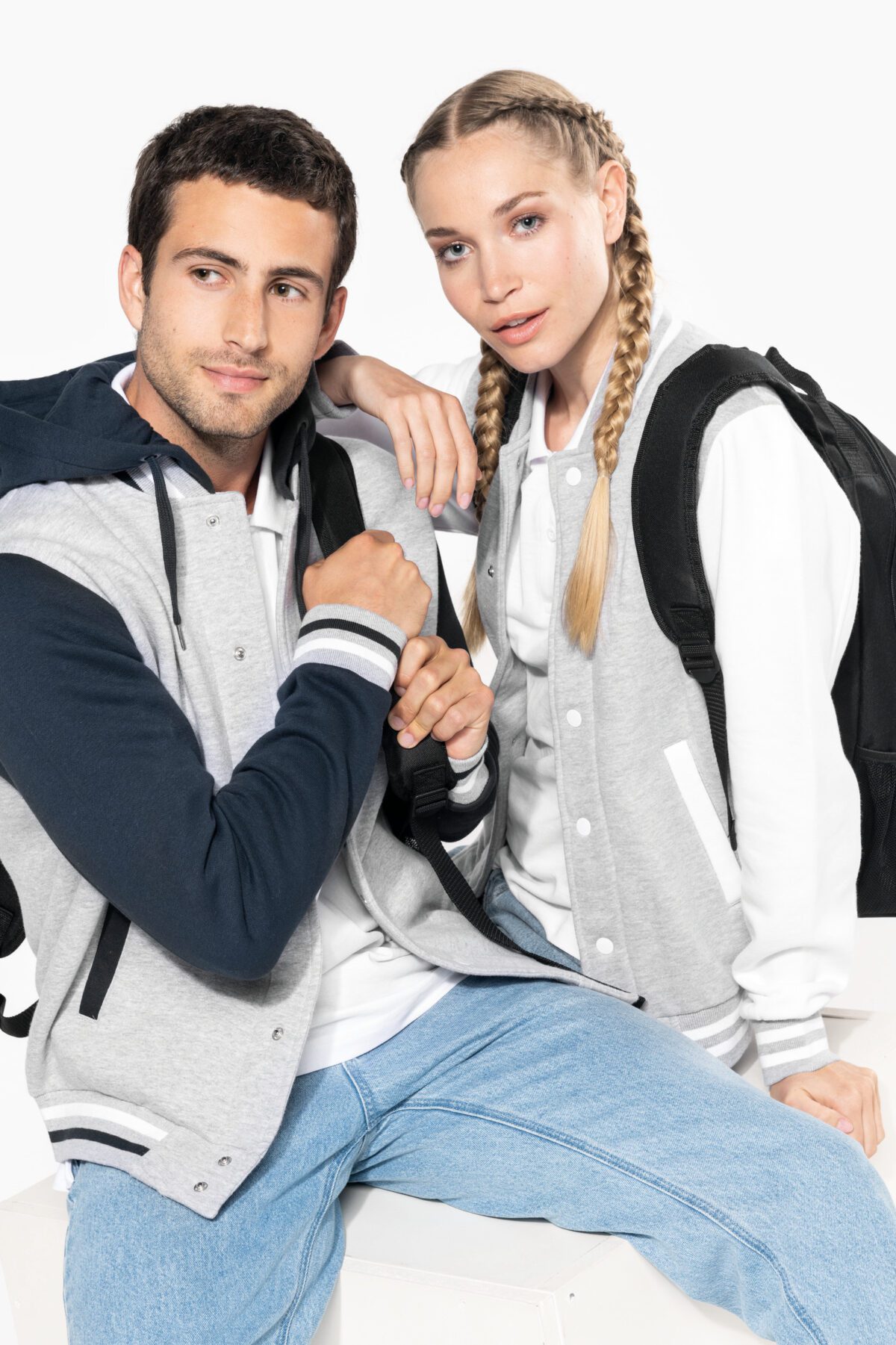Blouson Teddy à capuche Unisexe _ K4003 – Image 24