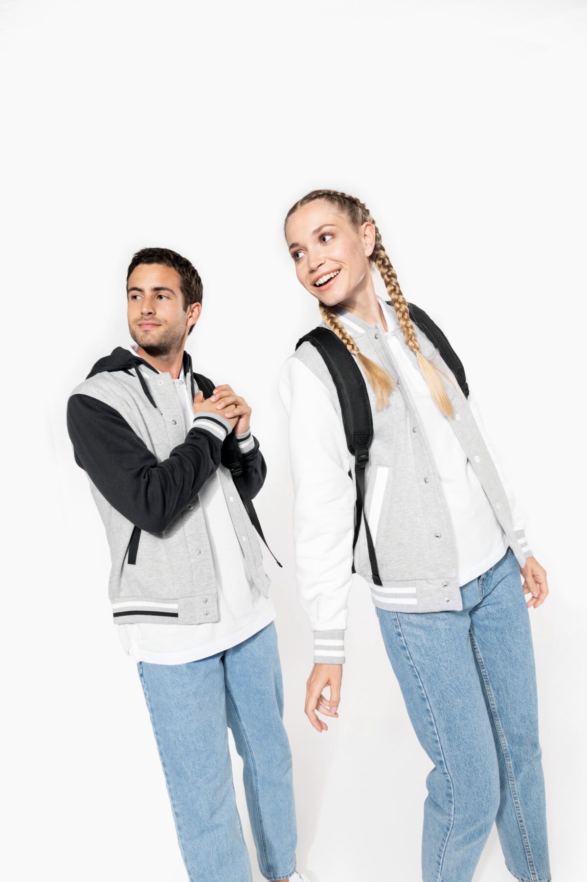 Blouson Teddy à capuche Unisexe _ K4003 – Image 21