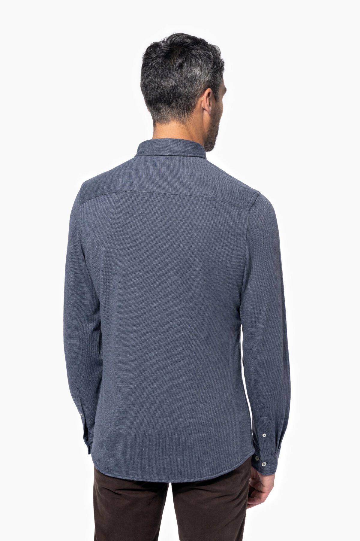 Chemise jacquard manches longues - K507 – Image 2