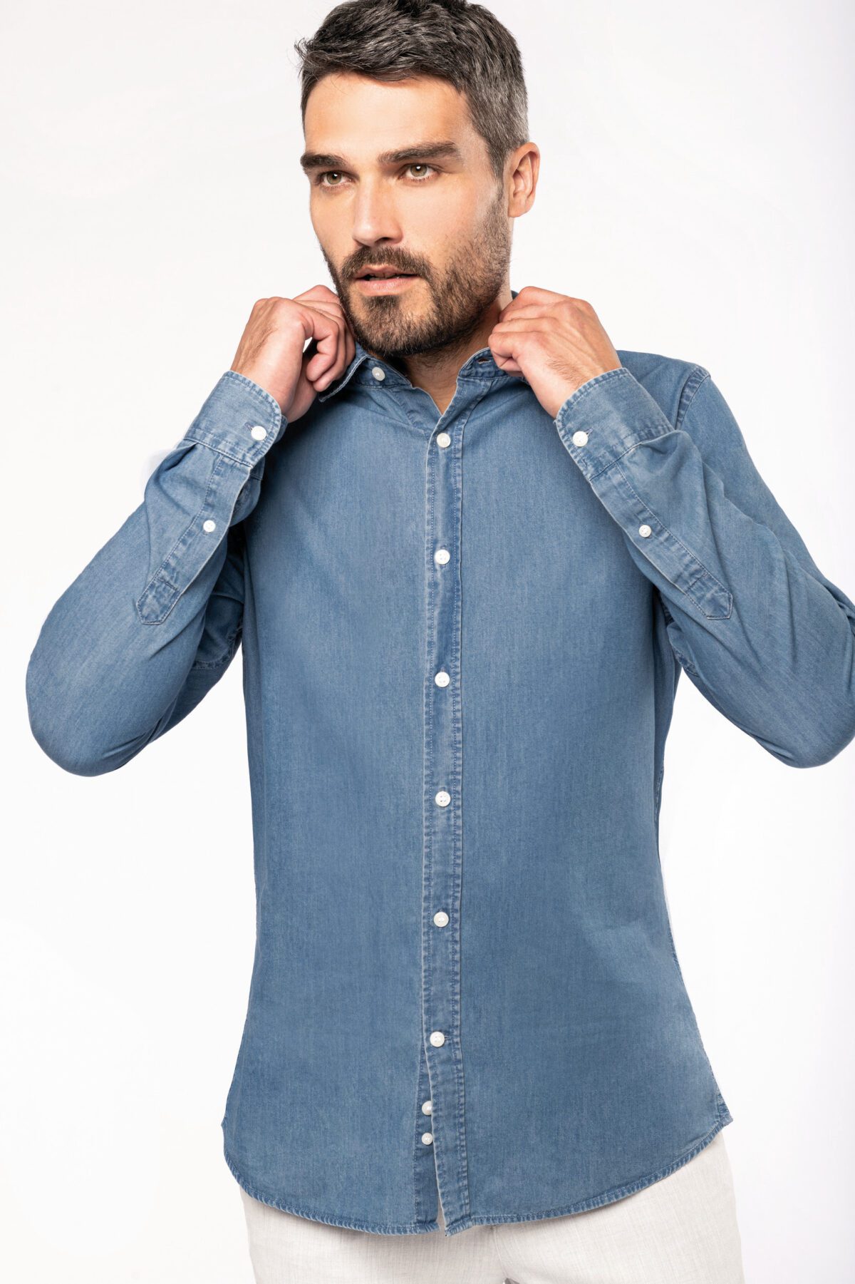 Chemise denim homme - K512 – Image 16