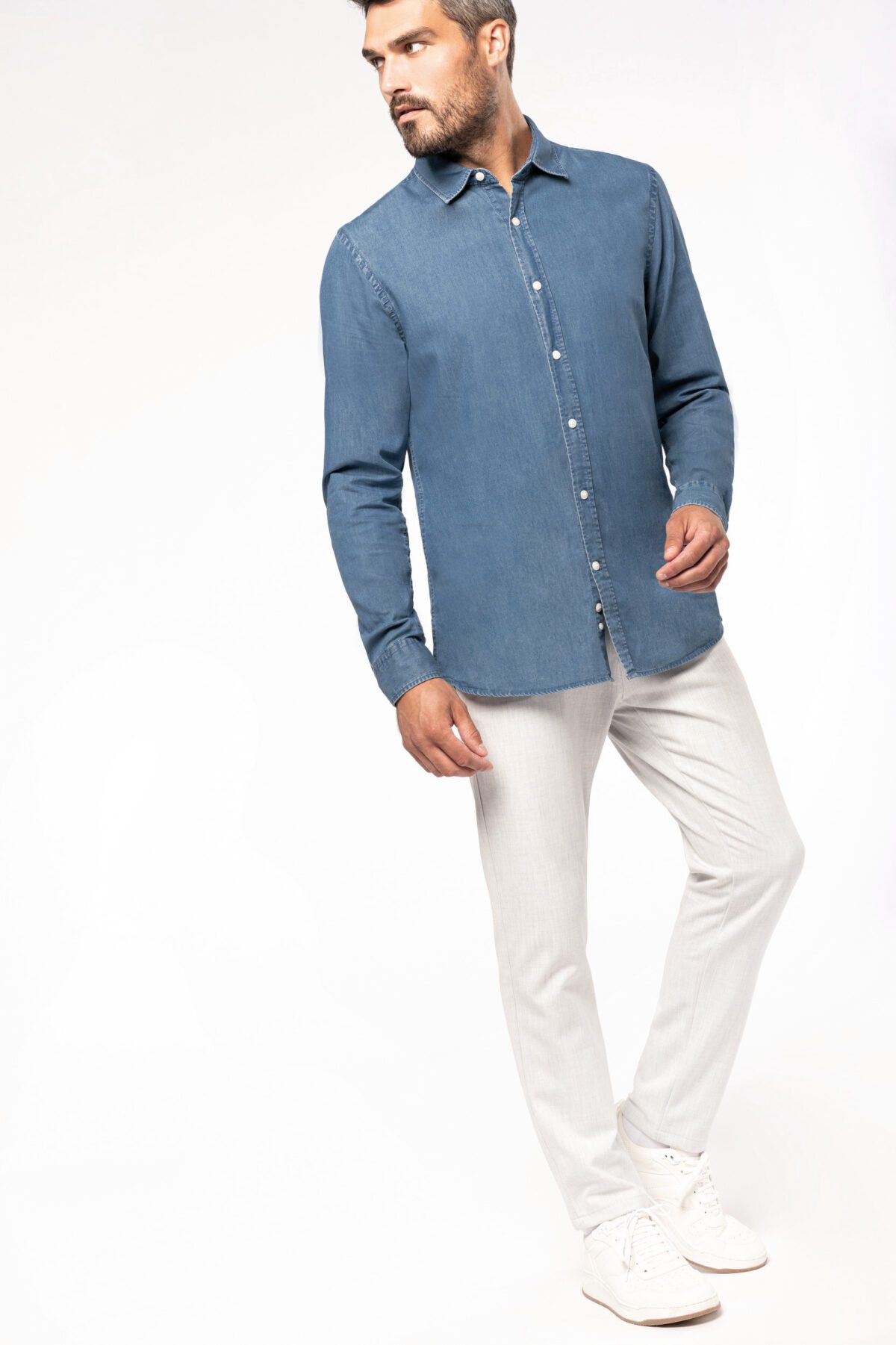 Chemise denim homme - K512 – Image 15