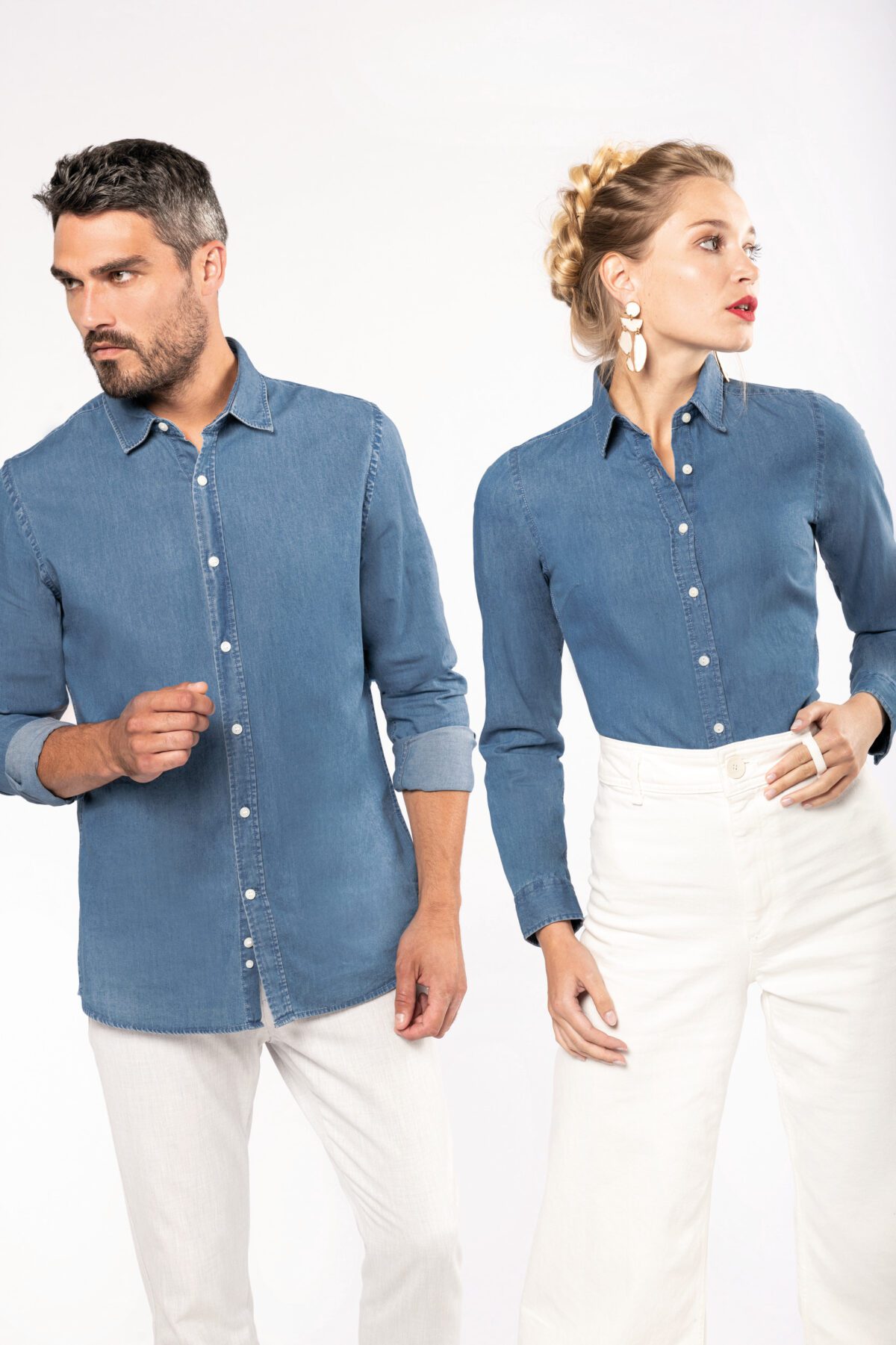 Chemise denim homme - K512 – Image 14