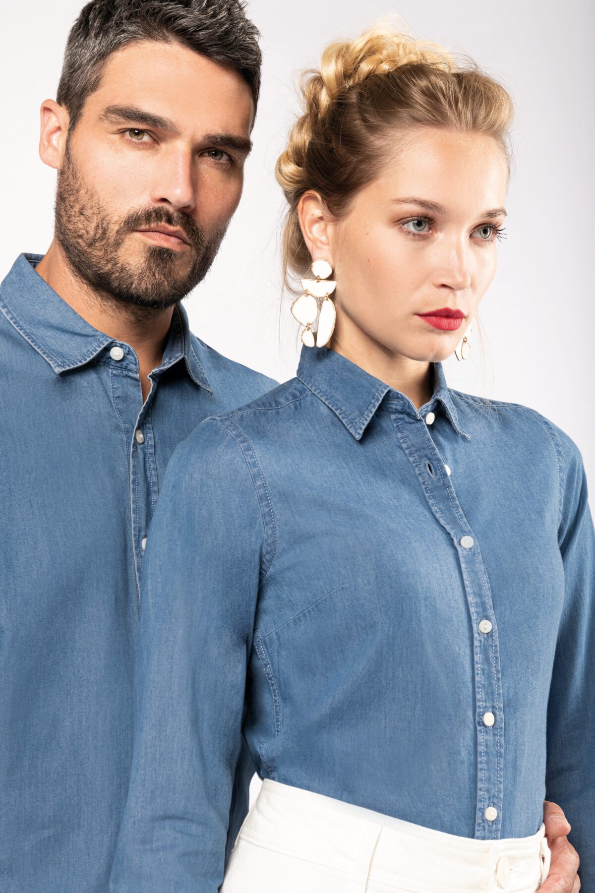 Chemise denim homme - K512 – Image 9