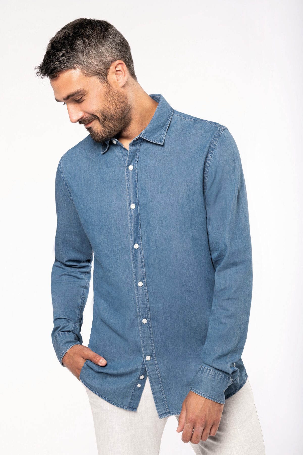 Chemise denim homme - K512 – Image 1